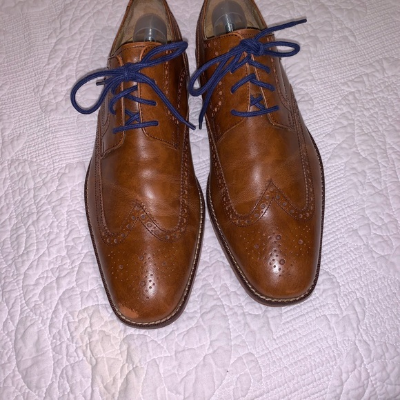 Cole Haan size10 Brown Wingtips shoes - Picture 7 of 7